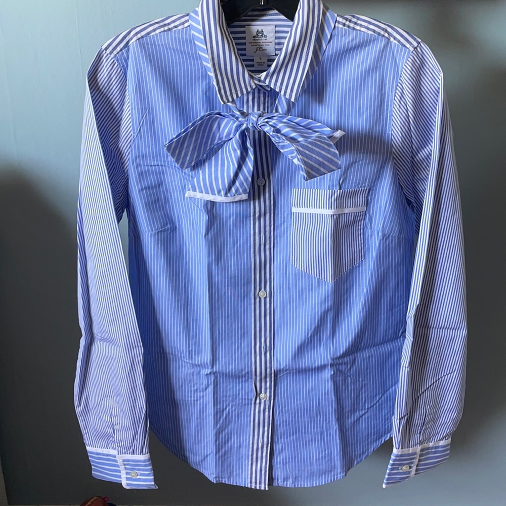 J Crew Thomas Mason button down shirt